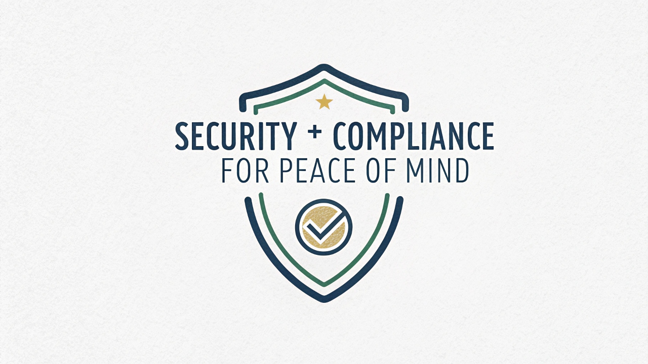 Security + Compliance for Peace of Mind
