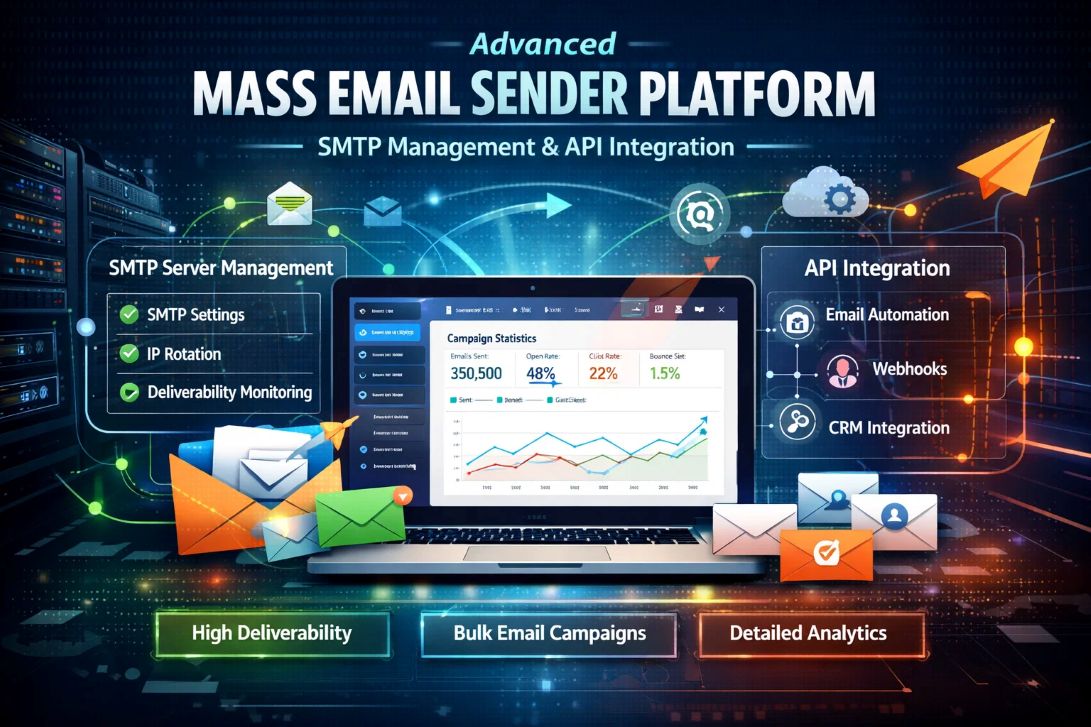 Advanced Mass Email Sender Platform