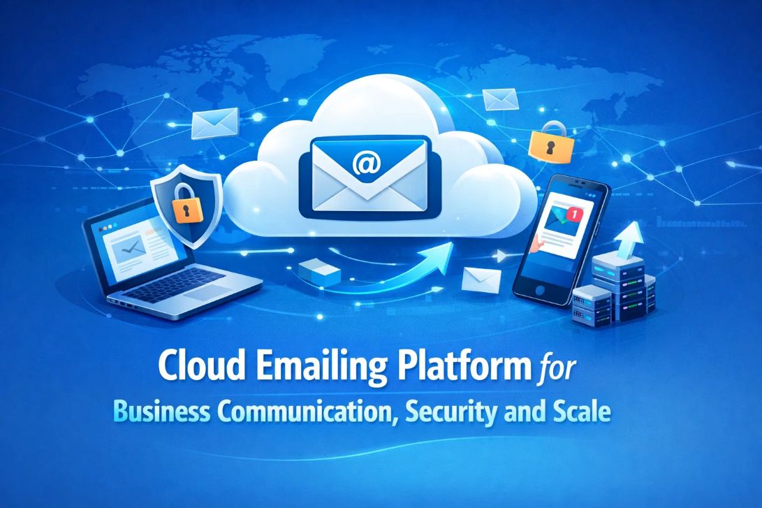 Cloud emailing platform for business