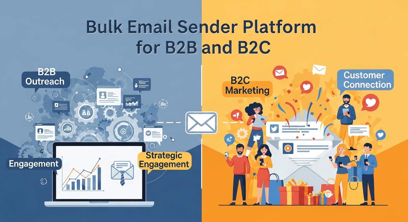 Bulk Email Sender Platform for B2B and B2C